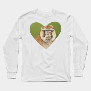 Barbary Macaque Long Sleeve T-Shirt